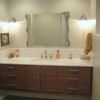 appealing bathroom traditional contemporary home unfinished image double sink vanity with two for mirrored style and bronze tray