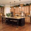 awesome picture of honey colored oak cabinets with dark wood floor and pic kitchen ideas design islands maple inspiration shaker