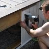 best deckscom deck skirting and fascia pict pool with shadow box built by diy of wood trends ideas